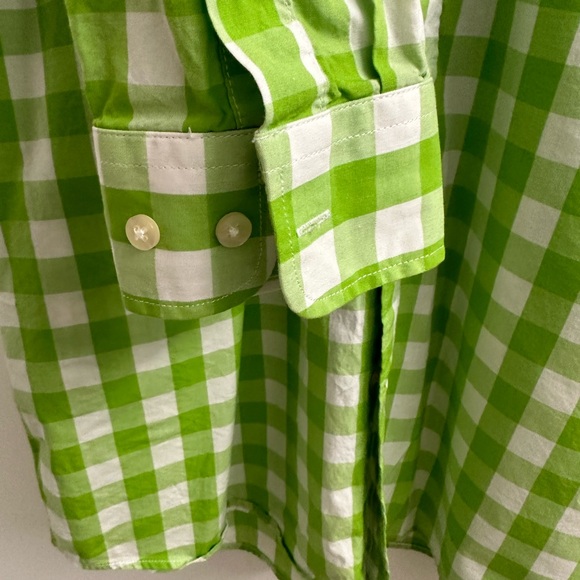 Tommy Hilfiger Green Check Men's Button Down shirt - Picture 4 of 4